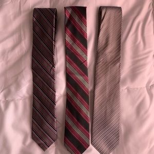 3 Calvin Klein Ties